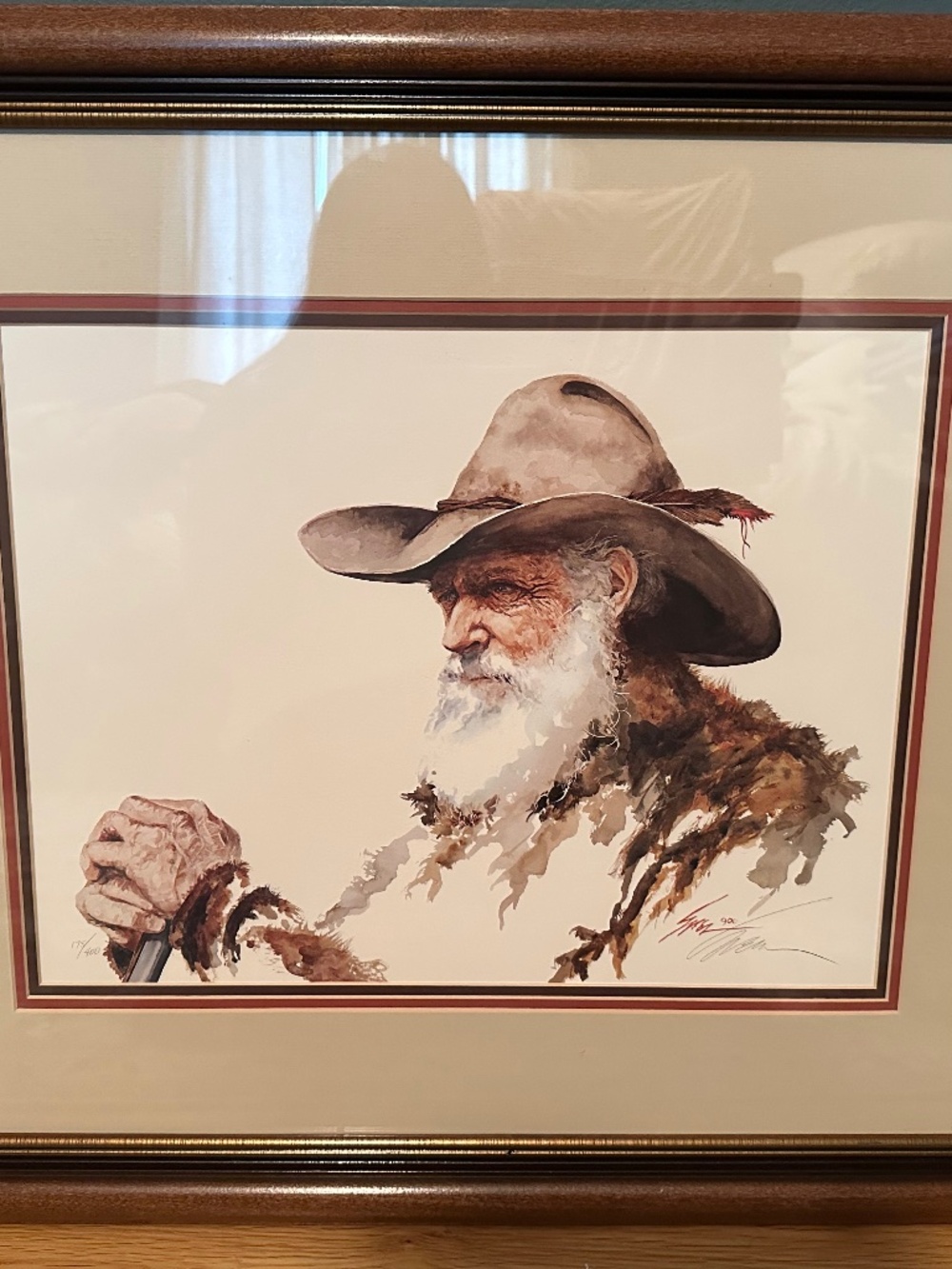 Larry Greer Signed Limited Edition Print “The Cowboy” 175/400 Western Art